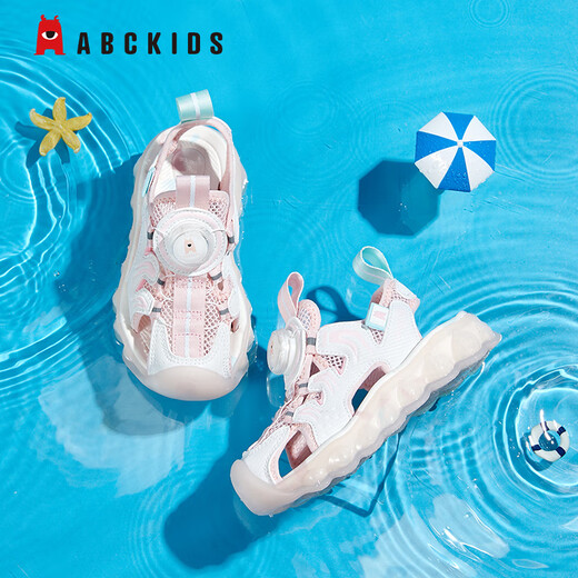 ABC Kinderkindersandalen für Männer große Kinder Klettvertreter im Freien im Freien am Sommer atmungsaktiv
