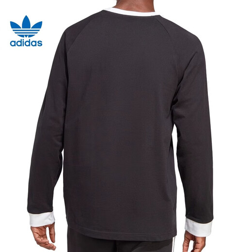 
Adidas Clover Adicolor Three-Stripe Men's Sports Versatile Fashion Casual Long Sleeve T-Shirt IA4879 IA4877 XS