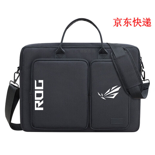 爵爷ROG枪神8/9Plus超竞版电脑包18英寸G834 G814魔霸7Plus可放键盘 黑标 黑色双层升级款 18英寸17.3/可放46cm内108键盘