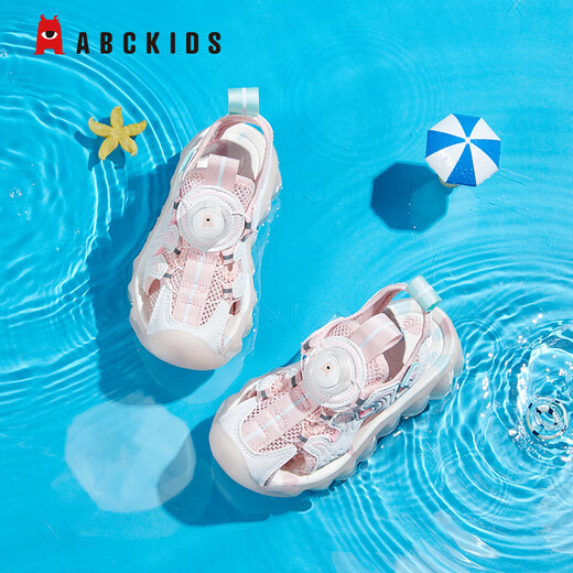 ABC Kinderkindersandalen für Männer große Kinder Klettvertreter im Freien im Freien am Sommer atmungsaktiv