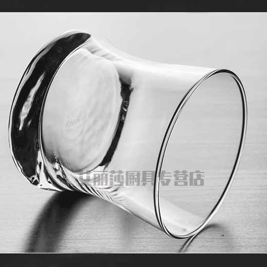 Ocean imported lead-free glass household heat-resistant tea cup water cup thickened whiskey cup beer cup drinking cup 6 whiskey cups (350ML)