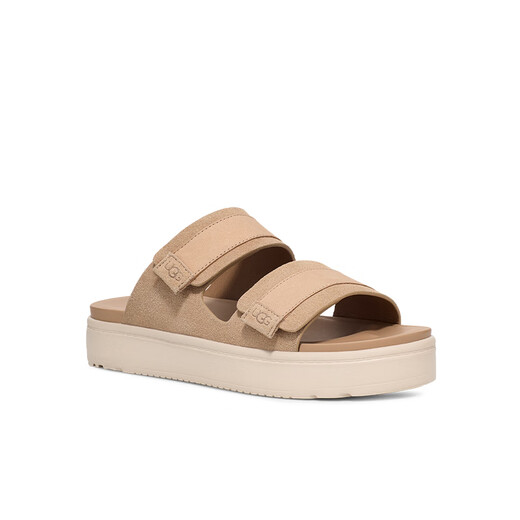 Ugg Summer Damen komfortable dicke Sohle exponierte TOE STEFLCRO FLIP-FLOP CLASSIGKEITERS 1158054SAN SAND COPP 37