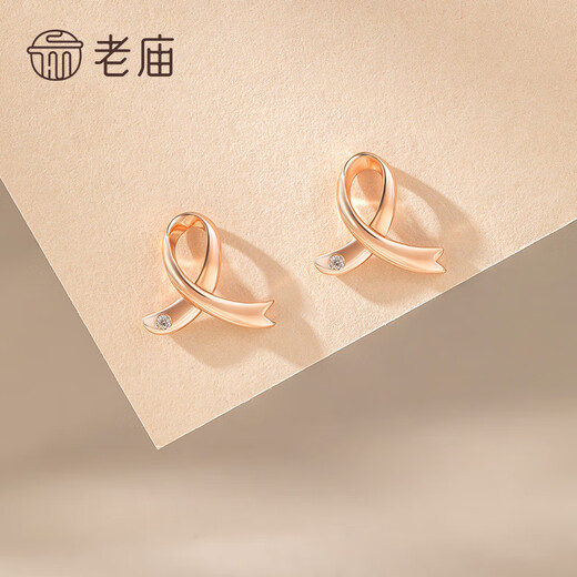 Laomiao S925 Silver Earrings with Bow Knot 02 Gift Bow Earrings/About 0.50g