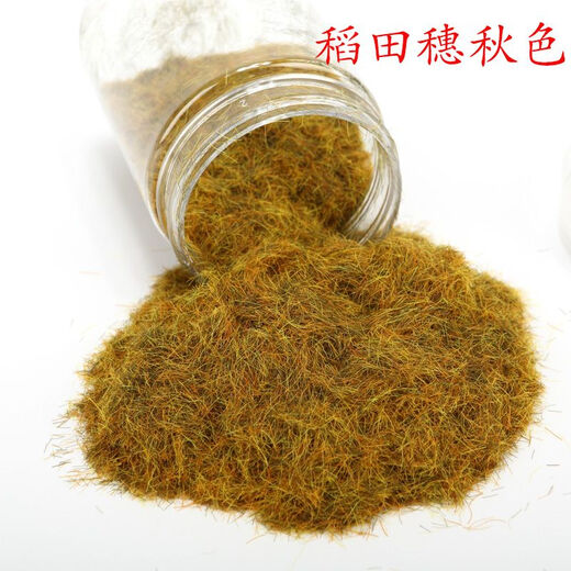 Simulated grass powder handmade moss bonsai wild moss micro landscape rockery diy moss plant paving micro landscape 40g dark brown