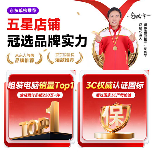 航向者 i3 12100F/13100F/RTX3050/3060显卡游戏电竞企业办公台式电脑主机DIY组装电脑整机装机全套 三：i3 12100F丨16G丨GTX1650