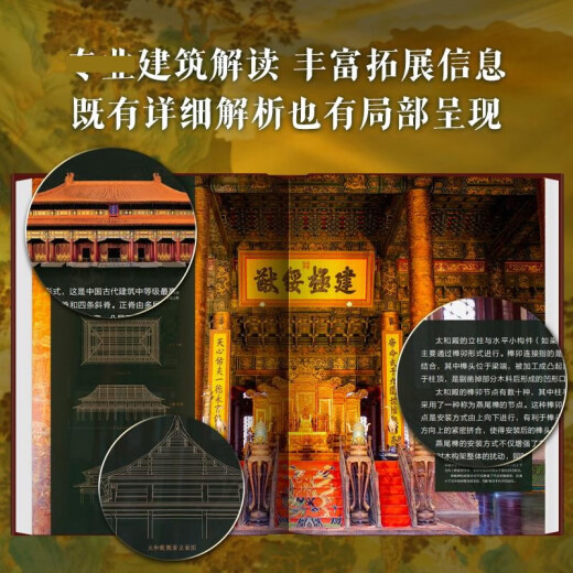 Много китайских архитектурных книжных альбомов 137 Репрезентативная китайская архитектура 687 Высокопрофильная полноцветная картин
