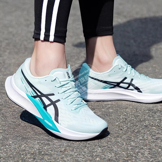 亚瑟士（ASICS）跑鞋女鞋 2025夏季新款HYPER SPEED 4竞速跑步鞋缓震支撑运动鞋 1012B677-400   绿色 36