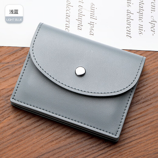 Qumu ye kartenbeutel mark wallet zwei-in-eins koreanische Version Multi-Card-Anti-Demagnetization kleiner Kartenleitungsbeutel-Lizenzkarte weiblicher Schwarz [Kartenbeutel Coin Wallet Zwei-in-Eins]