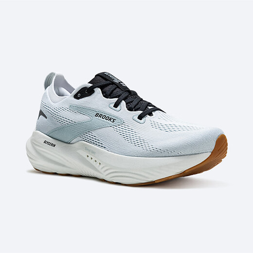 布鲁克斯（BROOKS）男子透气缓震跑鞋Glycerin 22甘油22 光亮白/冬季蓝/黑色 43 