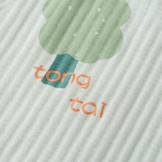 
Tongtai (TONGTAI) baby onesie summer cotton clothes newborn baby butterfly ha-shirt crawling clothes jacquard green 59cm