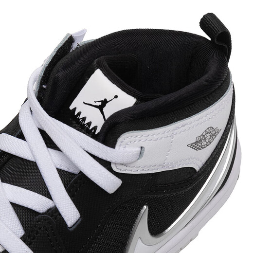 NIKE官方正品  2024新款运动鞋JORDAN 1 MID时尚婴童鞋学步鞋休闲鞋 FQ1283-001 21