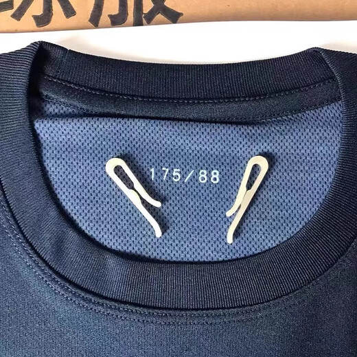 意設飞行员体能服短袖套装t恤训练服透气速干军迷短裤男女运动服 藏蓝色套装上衣+短裤 165-17084-88
