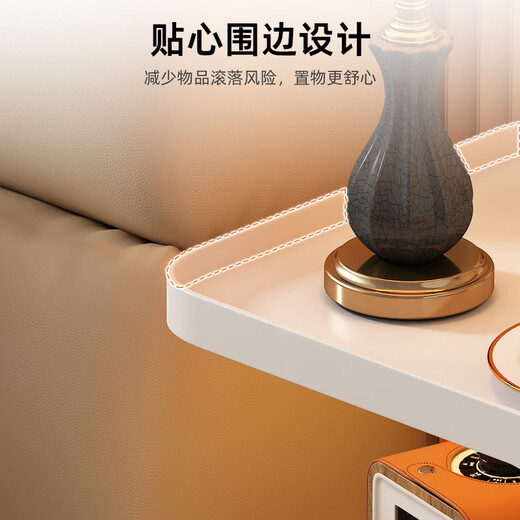 Anya bedside table creative small apartment replacement shelf simple living room sofa bedroom bedside table white