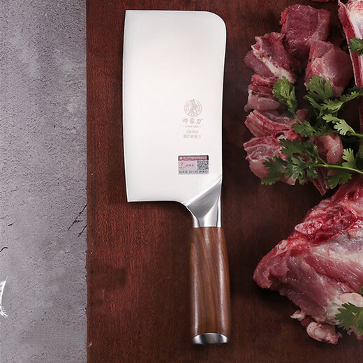 Deng Jiadao Forged 9 Chromium 18 Molybdenum Vanadium Steel Knife Clip Clip de acero Herramienta de cuchillo para el hogar Damas Chef Chef Dazu Longshui Cuchillo especial 931 Cuchilla cortada + 9215 Cuchillo de corte de huesos