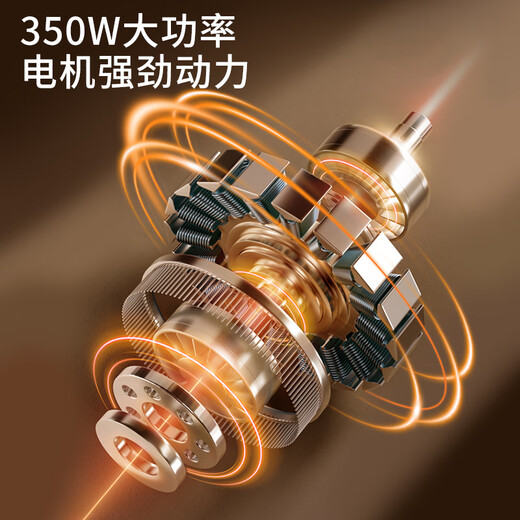 Baijie shaved ice machine household electric ice crusher commercial fully automatic milk tea shop electric ice breaker shaved ice crushed ice machine space silver six knife professional ice crushing丨strong motor dual-use for home and business丨delicate ice making丨quick ice crushing