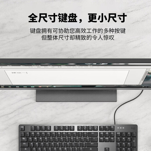 罗技（Logitech） K845机械键盘 有线游戏键盘 办公键盘104键水管工DIY键帽电竞吃鸡节日礼物 K845红轴-幽灵行者