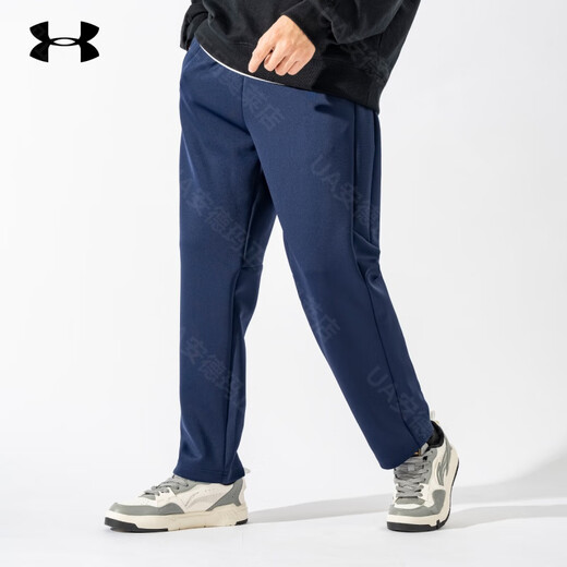 Under Armor men's trousers autumn and winter new straight-leg all-match sweatpants casual sports trousers 24600706 black 24600706-001 L