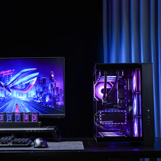 ASUS Ryzen R7 9800X3D ASUS ROG family bucket 5070TI host 5080 graphics card 7800X3D game e-sports live broadcast AIDIY assembly machine computer complete machine 100 yuan configuration upgrade package