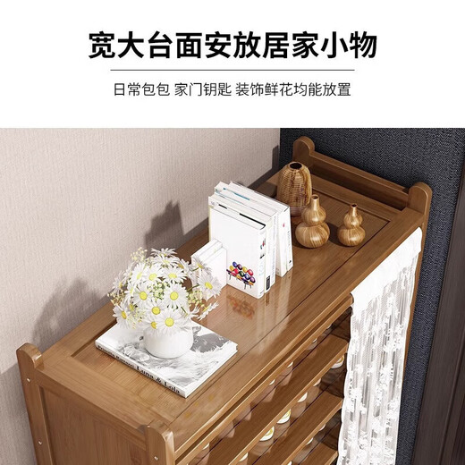 Banglinna shoe cabinet simple multi-layer shoe rack door entry cabinet dust-proof entrance cabinet large capacity storage modern cabinet hall cabinet blue model-five layers 50 small size