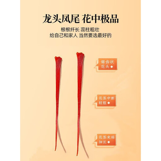 Peking Tongrentang [Safran-Level] Tibet Offizieller chinesischem Tee, der in Wasser und trinken iranisch Zang Safran-Kopftee (ausgewählte Filamente) 2G Safran [Dose] eingeweicht wurde [kann]