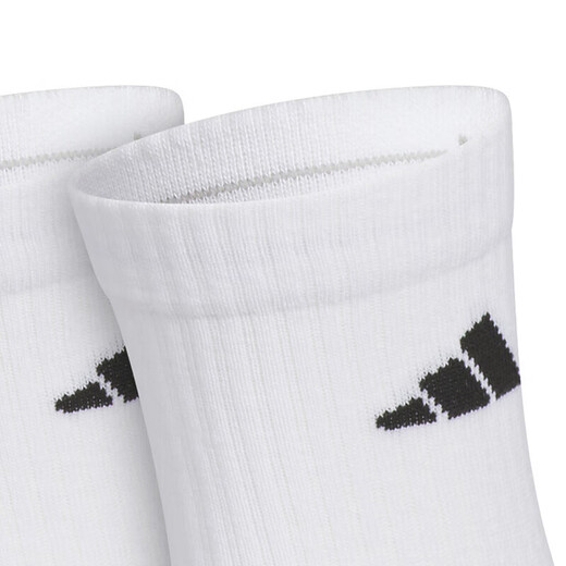 Adidas阿迪达斯袜子男袜女袜三双装四季常规短筒袜浅口运动袜低跟袜子 白色/JC9273/三双装 S(建议35-38码)