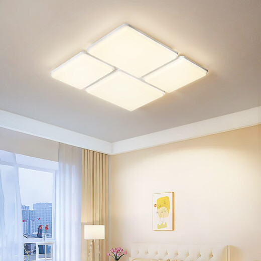 Huayi Éclairage CHAMBRE LETTE MODERNE SIMPLE GÉOMÉTRICE CHAMBRE PLATEMENT LECTRÉTÉRIEUR OEU LEUR URGENT LUIR LAIGNE MAUTRE MAUTRE MODÈLE DE PROTECTION ESIL LEIL