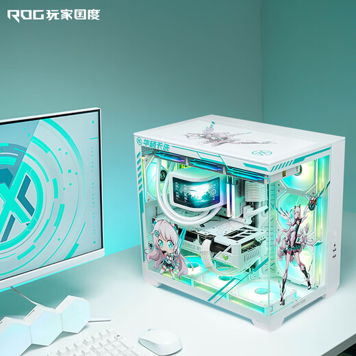 ASUS ROG family bucket 24 installments interest-free RTX5080/5090D/5070Ti/5060Ti graphics card AMD Ryzen 9800X3D host gaming desktop computer complete machine R7 9800X3D+RTX5070Ti丨Nine single host