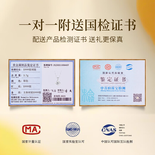 Zhou Baifu pure silver four-leaf clover necklace for women 2025 new light luxury clavicle chain pendant birthday gift for girlfriend