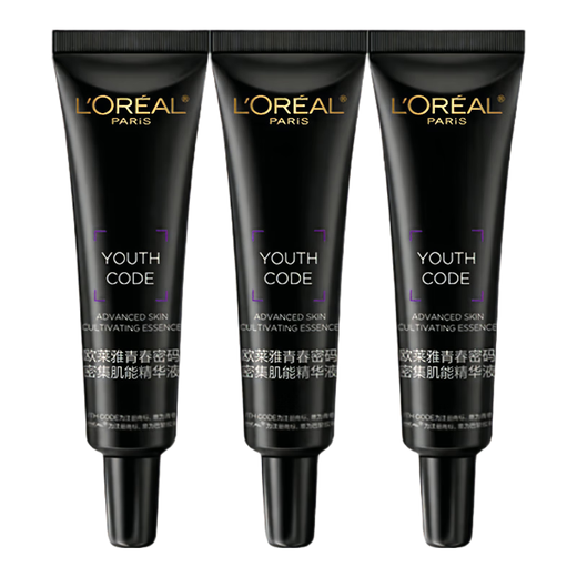 L'Oreal Youth Code Intensive Energy Essence 15ml*3 Facial Firming Anti-Wrinkle Black Essence On Clearance