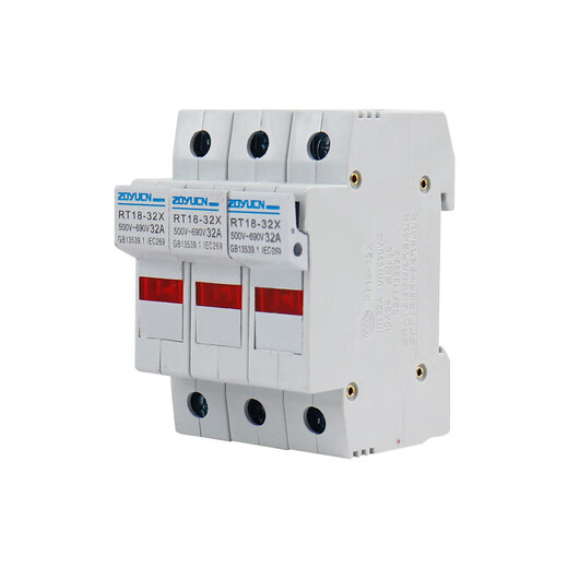 Flame retardant RT18-32X63X125AM1P2P3P4P rail fuse fuse base 220V380V RT18-32X 1P Class A