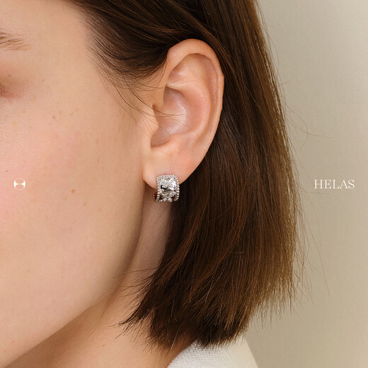 Helas Hera Monet Garden Butterfly Kaleidoscope 18K Gold Earrings Diamond Earrings Women's Original Earrings 2025 New 18K Gold White Gold