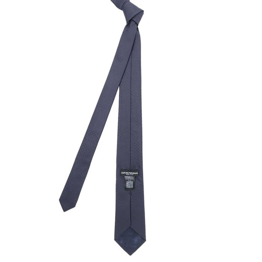 阿玛尼（ARMANI）领带 新款男士鹰标图案真丝领带 夜蓝色340075 CC113 36