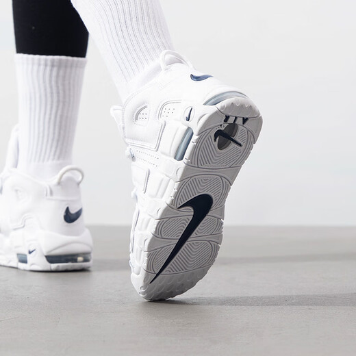 NIKE耐克大童鞋春季新款运动鞋AIR MORE UPTEMPO缓震训练实战篮球鞋 DH9719-100 35.5