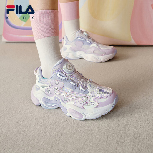 FILA Fila children's shoes children's running shoes 2025 summer breathable sports shoes men and women middle and big children's running shoes