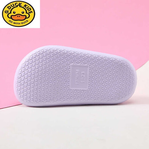 G.DuckKids Girls 'Hole Chaussures Sandales pour enfants en été en été Nouveau style Sondage doux Sole Big Child's Baby Girl's Slippers portant des chaussures de plage bleu clair 15 0 mm (longueur intérieure CM)