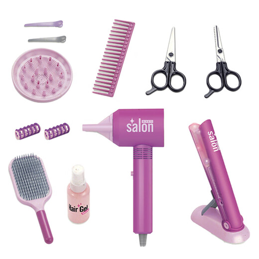 Spiele Haus Kinder Friseur Set Spielzeug kleines Mädchen Haartrockner Fass Waschen Haare Schneiden Friseursalon Simulation Kindergärtner Girl Friseur Set