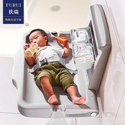 OTHER母婴室婴儿护理台公共第三卫生间宝宝多功能可折叠壁挂式换尿布床 B款简易版-护理座椅 升级