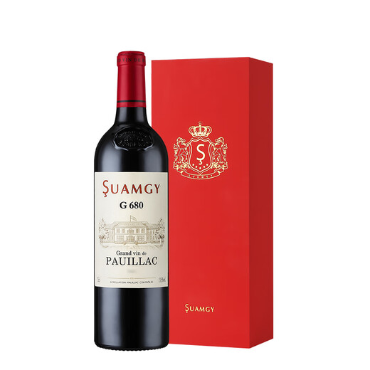 圣芝（Suamgy）G680波亚克AOC 赤霞珠干红葡萄酒 750ml 单瓶装 法国进口红酒