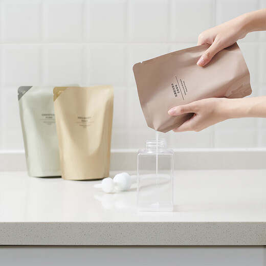 
MUJI Amino Acid Shampoo Smooth, Refreshing, Gentle Shampoo, Replacement Package, Fruit Scent, 350ml*1 Bag, 4S 350ml
