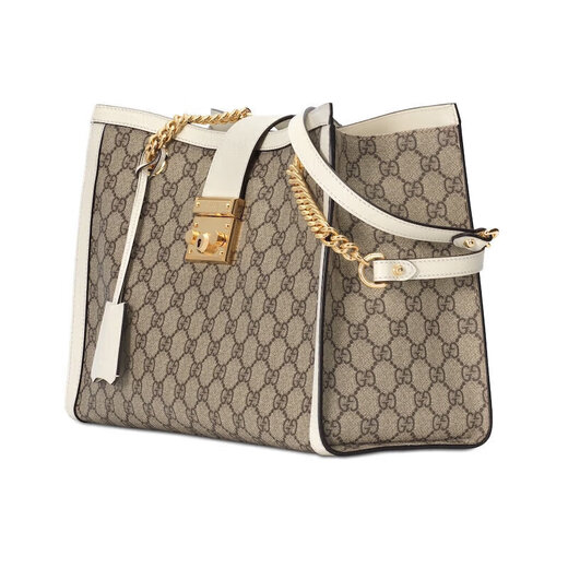 
Gucci (GUCCI)[618] Women's Bag Padlock Series GG Shoulder Bag Beige/Ebony White Side 479197KHNKG9761