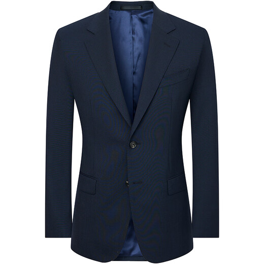 Anniversary Bird suit men's suit, the same style as Wu Lei star/first set in life, golden wool anti-wrinkle easy-care trousers, mineral blue (navy) 48 B (175/100) / please note waist or pants