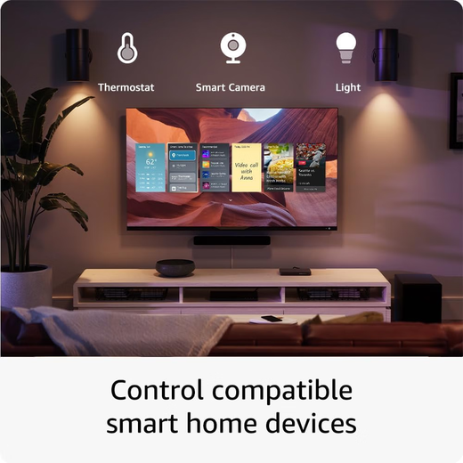 亚马逊2023款fire tv stick 4K max 16G二代奈飞电视盒子网络盒子机顶盒 2023款4K MAX，2＋16G 全新原封无指导 现货(拆封不退)