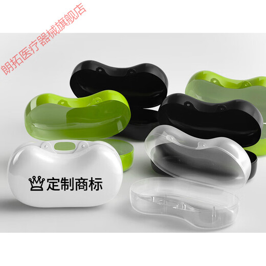 Swimming earplugs, waterproof earplugs, nose clip, shampoo, children's water-proof and noise-proof artifact, bathing earplugs, transparent box white earplugs