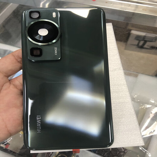适用华为P60原装拆机后盖P60pro原厂玻璃电池盖P60Art手机外壳 P60羽砂黑99新原装后盖