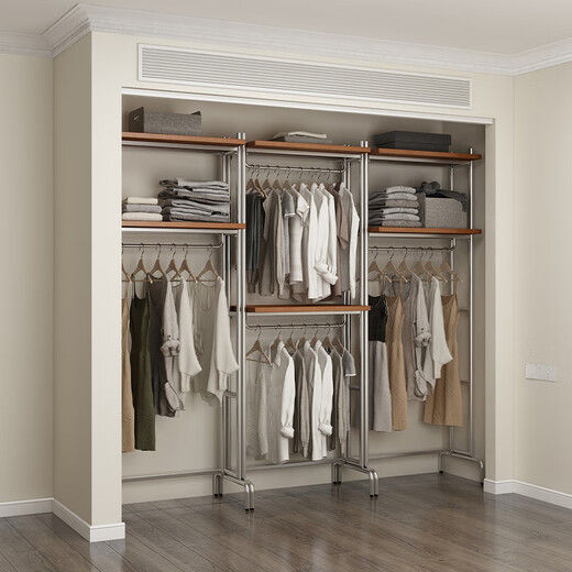 Мебель Fenmu Open Wardreobe Nordic Iron Walk-in Hanger Floordling Sdiefrom