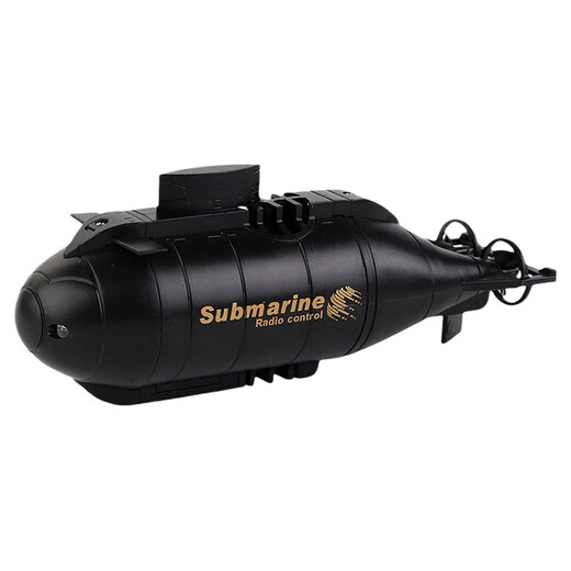 Fernbedienung Mini Sechs-Wege-U-Boot Elektrische drahtlose Fernbedienung Nuklear U-Boot-Modell Wasserspiel Kinder-Sommerspielzeugboot Schwarzes Fernbedienungskontrolle Nuklear U-Boot 331m offizielle Standardkonfiguration