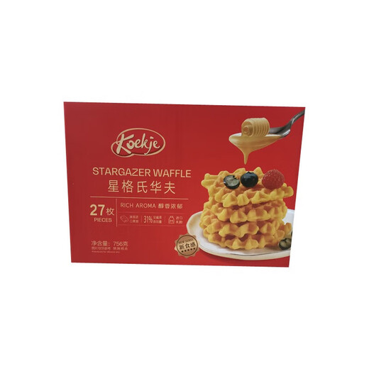 深生都沃尔玛KOEKJF星格氏华夫756g独立小包盒装早餐休闲旅游钓鱼户外 星格氏华夫756g 1盒