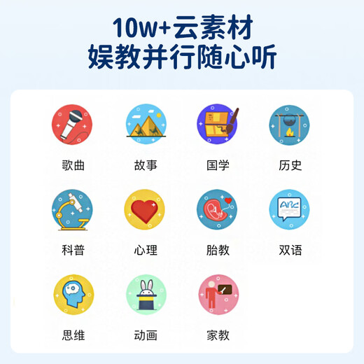 POLARIS 2025 New Children's Smart Alarm Clock Time Manager Student Learning Special Electronic Clock AI Smart Alarm Clock Blue