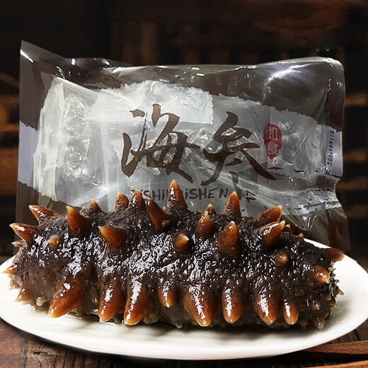 缤鲜 即食海参 免泡发海参大连瓦房店鲜活刺参新鲜净500g 7年海参送礼 开袋即食海参【20-40只/斤】 2斤装