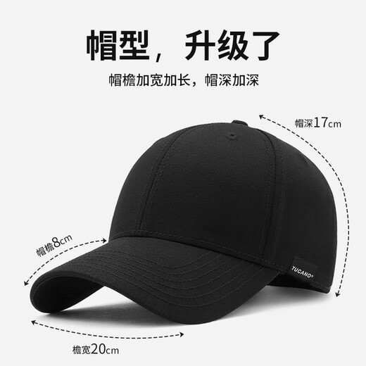 Woodpecker hat men's big head wing baseball cap sun protection sun hat women outdoor sports fishing face small sun hat baseball hat
